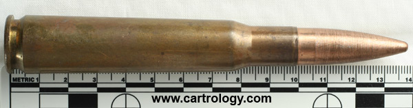 .50 BMG Ball  France MR 3-61 F 12,7 profile view.