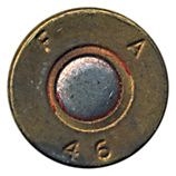 7.62mm pre-NATO Short Case Ball T65 United States F A 46 head view.