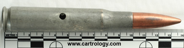 .50 BMG Dummy  Norway RA 59 profile view.