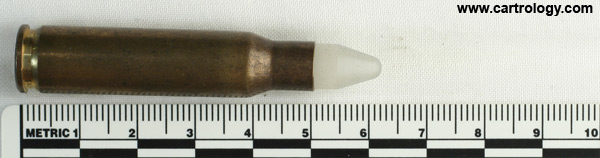 7.62mm NATO Ball (Reduced Range)  Belgium ⊕ FN 75 profile view.