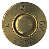 7.62mm NATO Ball (Standard) L2A2 Australia MF 62 L2A2 S head view.