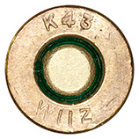 7.92 x 57 mm AP MK2z United Kingdom K43 WIIz head view.