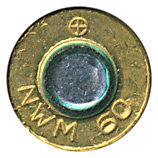 7.62mm NATO Blank  Netherlands ⊕ NWM 60 head view.