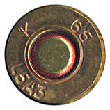 7.62mm NATO Tracer L5A3 United Kingdom K 65 L5A3 head view.