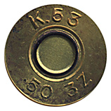 .50 BMG Ball  United Kingdom K.53 .50 3Z head view.