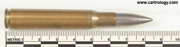 .30-06 Ball M1906 (new) United States FA 37 profile view.