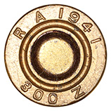 .30-06 Ball  United Kingdom R A 1941 300 Z head view.