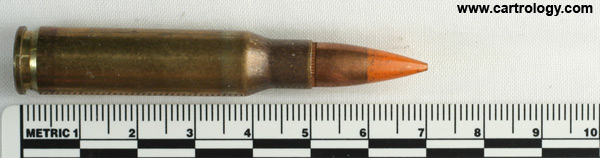 7.62mm NATO Tracer M62 United States ⊕ LC 79 profile view.
