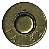 7.62mm NATO Frangible XM160 United States FA 62 head view.