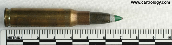 7.62mm NATO Frangible XM160 United States FA 62 profile view.