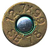 .50 BMG API  Spain 12.7x99 SB 78 head view.
