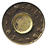 7.62mm NATO Blank  Argentina - F.M."S.L." - 61 - 7.62 head view.