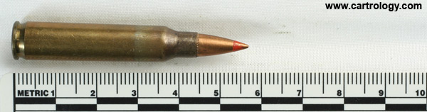 5.56 x 45mm Tracer L110 Belgium 5.56 81 FNB profile view.