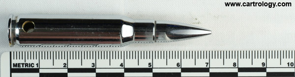 7.62mm NATO Dummy Tombstone United States FA 1977 ⊕ 1816 profile view.