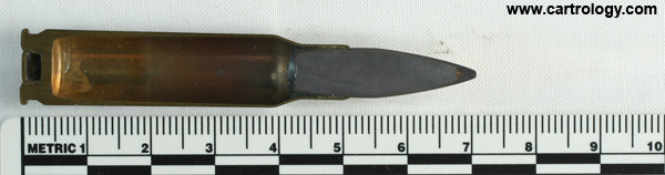 7.62mm NATO Dummy Tombstone United States FA 1816 profile view.