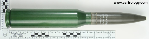 35 x 228mm Oerlikon Break-Up MN15 Netherlands 394 Oe 73 (PSW) profile view.