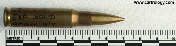 7.62mm NATO Ball  United States F A 52 profile view.