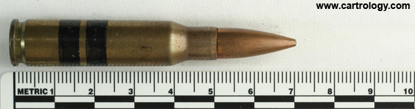 7.62mm NATO Ball (Match)  Canada ⊕ 60 DA profile view.