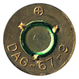 7.62mm NATO Ball (Reduced Range)  West Germany ⊕ DAG-67-9 head view.