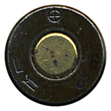 7.62mm NATO Ball  France ⊕ LM 63 head view.
