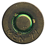 7.62mm NATO Blank  West Germany MEN 77 head view.