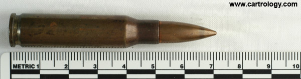 7.62mm NATO Ball NM60 Norway ⊕ 11-RA-66 profile view.