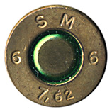 7.62mm NATO Ball  Sweden SM 6 7,62 6 head view.