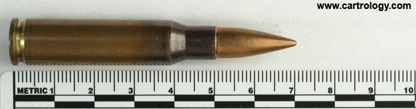 7.62mm NATO Ball  Sweden SM 6 7,62 6 profile view.