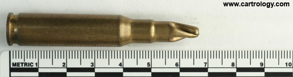 7.62mm NATO Blank R1M2 South Africa A 77 7.62 L R1 M2 profile view.