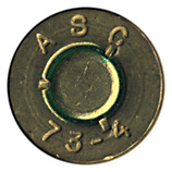 7.62mm NATO Ball  Portugal ASC 73-4 head view.