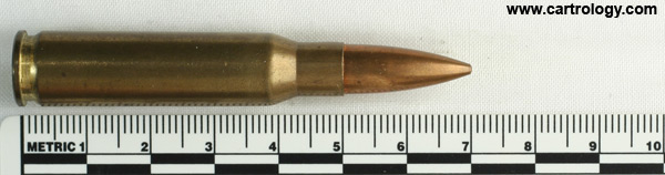 7.62mm NATO Ball  Portugal ASC 73-4 profile view.