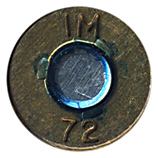 7.62mm NATO Ball  Colombia IM 72 head view.