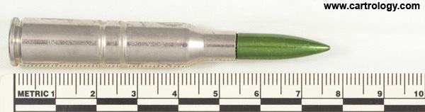 6.5 x 55mm Mauser Dummy  Sweden 6 027 9 profile view.