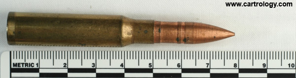 7.62mm NATO Ball  United States  profile view.