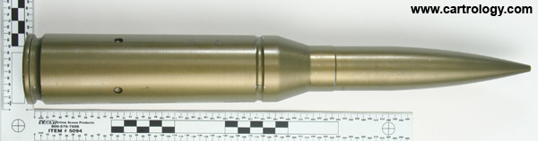 35 x 228mm Oerlikon Dummy DM20 West Germany  profile view.