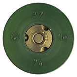 25 x 137mm KBA TP-T (Short Range)  West Germany (PSW) 37 Oe 74 (on primer assembly) OE 822-75 head view.