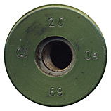 25 x 137mm KBA Break-Up MN14 Netherlands (PSW) 20 Oe 69 head view.