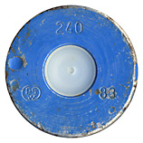 25 x 137mm KBA Dummy M86 Unknown (PSW) 240 83 head view.