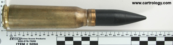 20 x 102mm Dummy  United States  profile view.