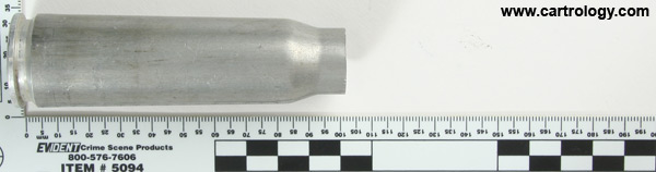 20 x 102mm New Unprimed Empty  Unknown  profile view.