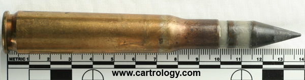 .50 BMG Salvo Squeezebore Type 1 United States L C 44 profile view.