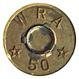 .50 BMG Ball M2 United States * WRA * 50 head view.