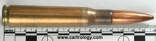 .50 BMG Ball M2 United States * WRA * 50 profile view.