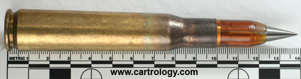 .50 BMG SLAP XM903 United States L C 7 7 profile view.