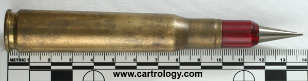 .50 BMG SLAP-T XM962 United States WCC SLAP profile view.