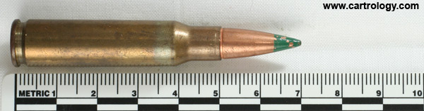 7.62mm NATO Duplex T314E3 United States WRA 59 profile view.