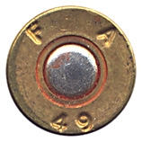 7.62mm pre-NATO Intermediate Case AP T93 United States F A 49 head view.