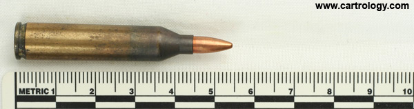 4.3 x 45mm Ball  West Germany DAG 4,3x45 profile view.