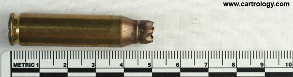 7.62mm NATO Grenade Blank M64 United States L C 7 8 profile view.