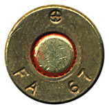 7.62mm NATO Ball M80 United States ⊕ FA 67 head view.